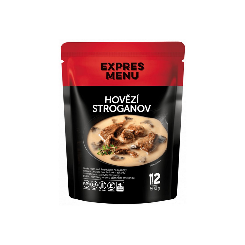 Hovězí Stroganov (2 porce)