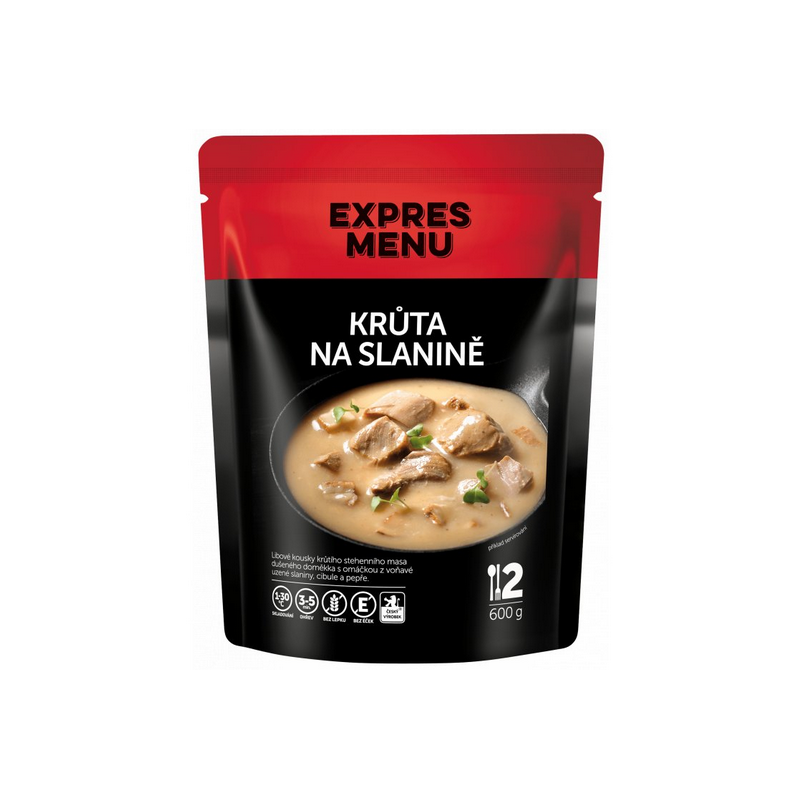 Krůta na slanině (2 porce)